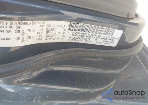 2001 Jeep Grand Cherokee Limited z USA, uszkodzony, nr VIN 1J4GW58N41C654035